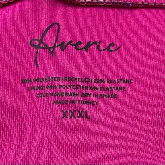 AVERIE RETRO RAYNE ONE PIECE SWIMSUIT RUFFLE TOP TROPICAL PRINT - Picture 7 of 10